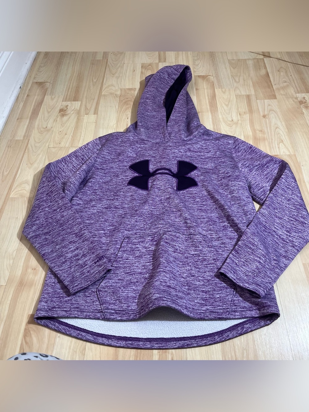 Under Armour Womens purple heather hoodie size small